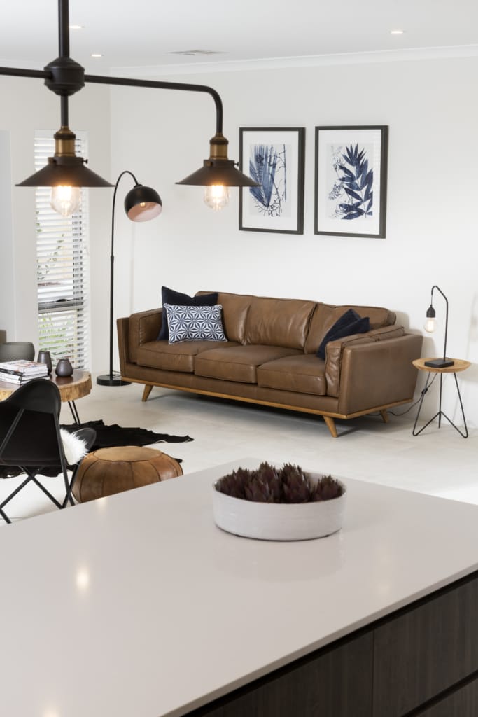 Furniture hire rental property lounge room